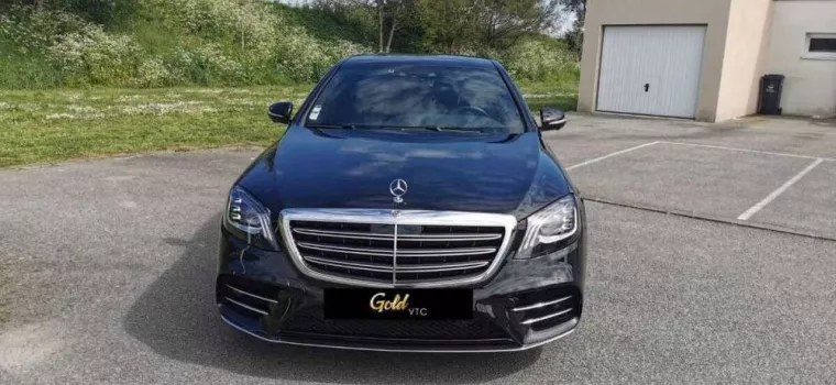 Chauffeur anglophone pour transport VIP Mercedes classe S en toute discrétion, Nantes, GOLD VTC